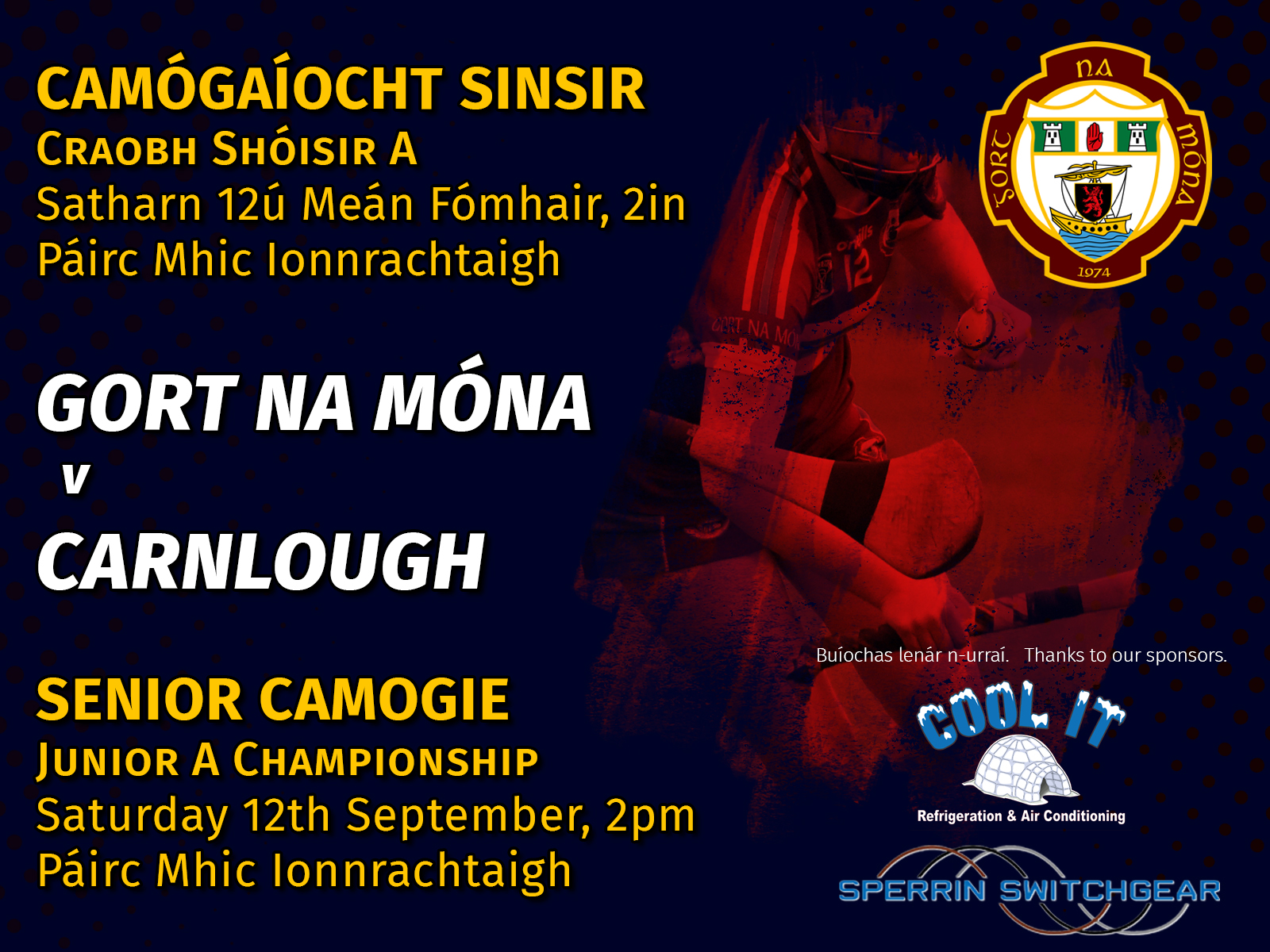 Senior camógs v Carnlough